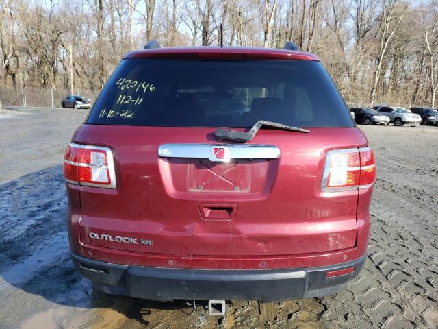 5GZLRVED5AJ206369 - 2010 SATURN OUTLOOK XR BURGUNDY photo 6