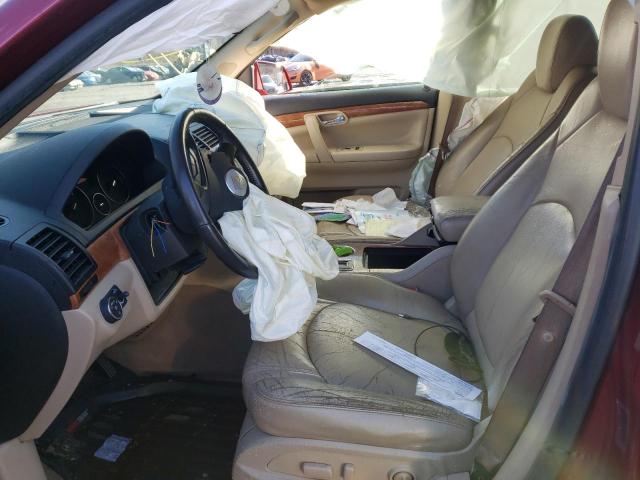 5GZLRVED5AJ206369 - 2010 SATURN OUTLOOK XR BURGUNDY photo 7