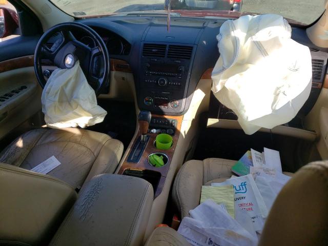 5GZLRVED5AJ206369 - 2010 SATURN OUTLOOK XR BURGUNDY photo 8