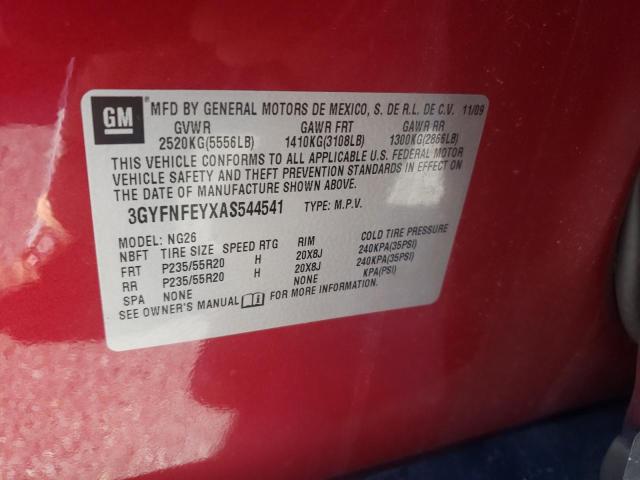 3GYFNFEYXAS544541 - 2009 CADILLAC SRX PREMIU RED photo 13