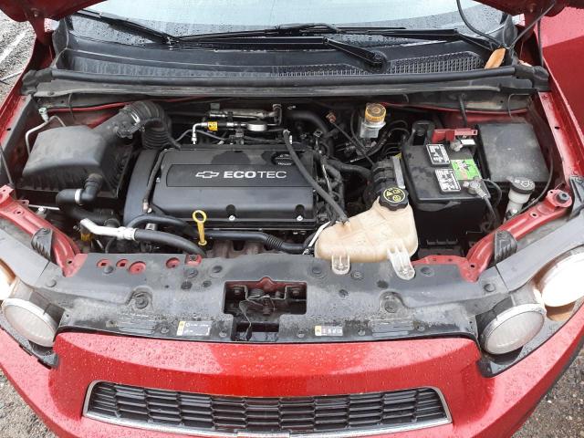1G1JA5SG3D4180946 - 2013 CHEVROLET SONIC LS RED photo 11