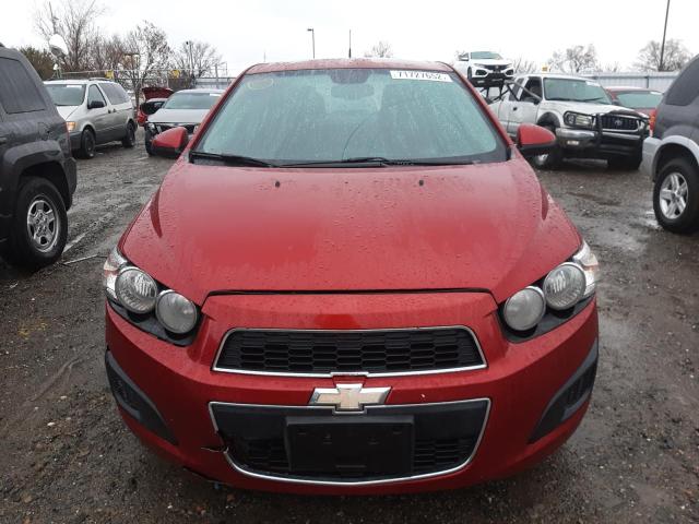 1G1JA5SG3D4180946 - 2013 CHEVROLET SONIC LS RED photo 5