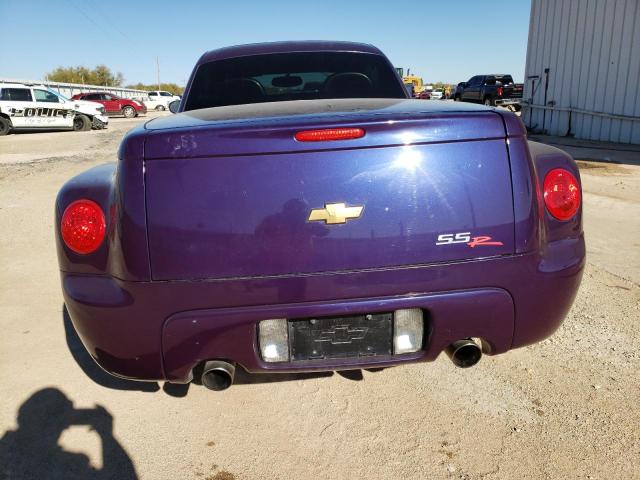 1GCES14P34B109317 - 2004 CHEVROLET SSR PURPLE photo 6