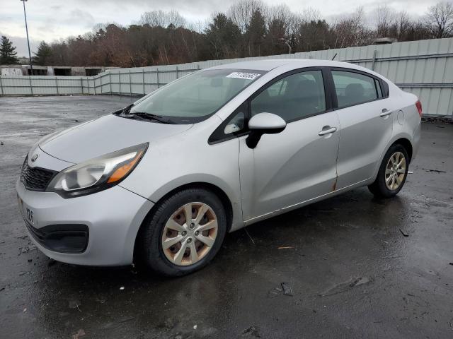 KNADM4A30D6239618 - 2013 KIA RIO LX SILVER photo 1