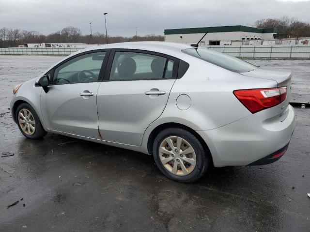 KNADM4A30D6239618 - 2013 KIA RIO LX SILVER photo 2