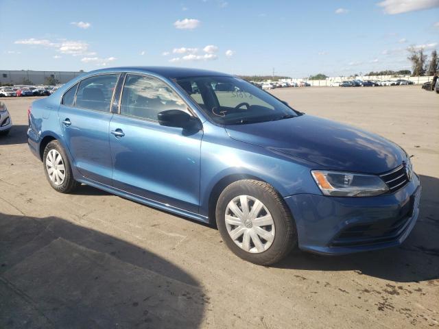 3VW2K7AJ8FM312878 - 2015 VOLKSWAGEN JETTA BASE 蓝色 照片 4