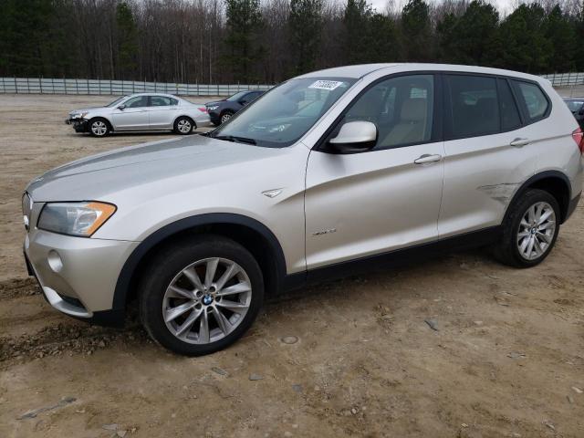 5UXWX9C55E0D20473 - 2014 BMW X3 XDRIVE2 SILVER photo 1