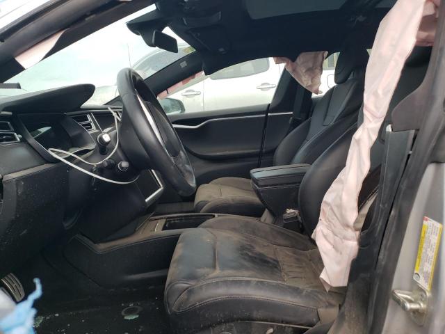 5YJSA1E45HF200781 - 2017 TESLA MODEL S Արծաթագույն լուսանկար 7