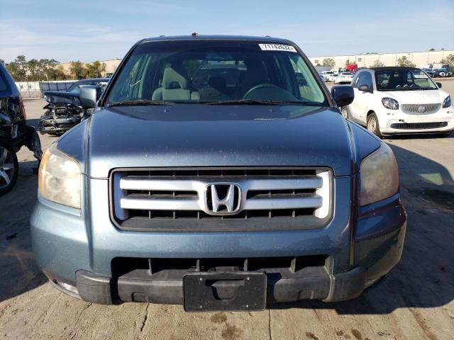 5FNYF28358B001847 - 2008 HONDA PILOT SE BLUE photo 5