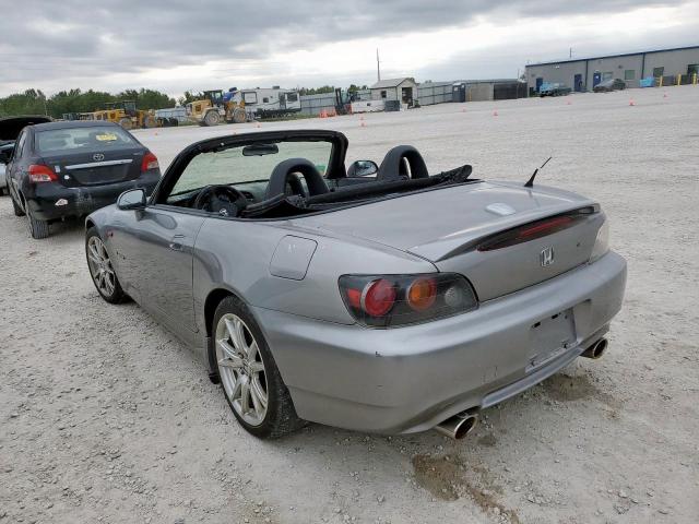 JHMAP21474T002974 - 2004 HONDA S2000 SILVER photo 3