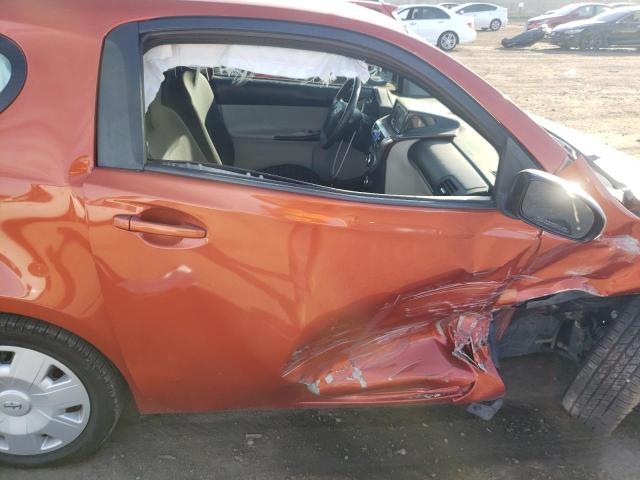 JTNJJXB0XCJ021925 - 2012 TOYOTA SCION IQ ORANGE photo 10