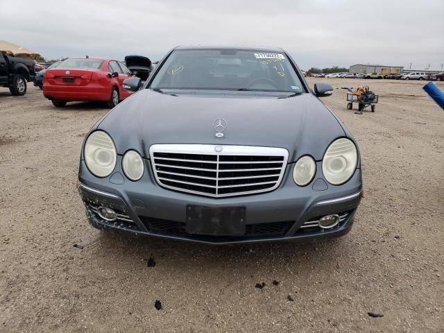 WDBUF72X07B089701 - 2007 MERCEDES-BENZ E 550 BLUE photo 5