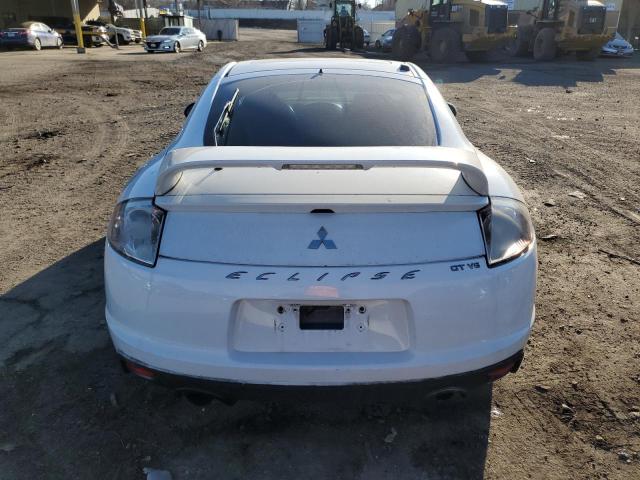 4A3AK34T49E033004 - 2009 MITSUBISHI ECLIPSE GT WHITE photo 6