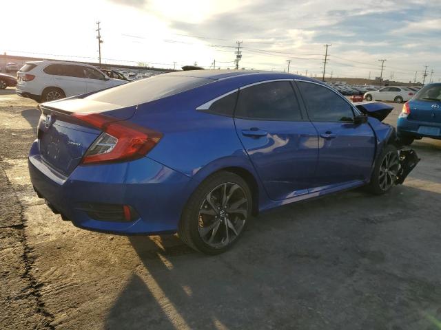 2HGFC2F86MH509457 - 2021 HONDA CIVIC SPOR 蓝色 照片 3