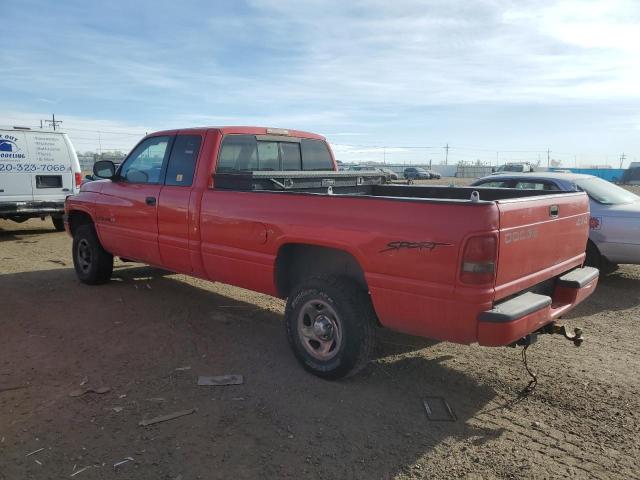 1B7HF13Z1WJ181985 - 1998 DODGE RAM PICKUP RED photo 2