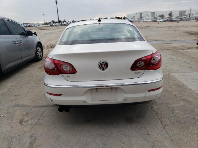 WVWHN7AN3AE540759 - 2010 VOLKSWAGEN CC LUXURY WHITE photo 6