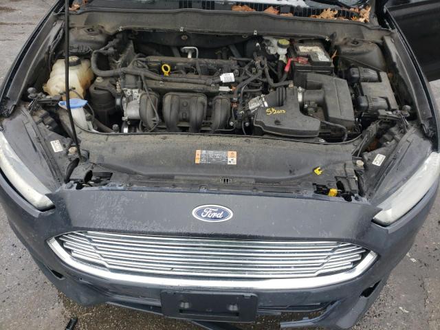 3FA6P0H74DR152656 - 2013 FORD FUSION BLACK photo 11