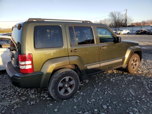 1J8GN28K38W103173 - 2008 JEEP LIBERTY SP GREEN photo 3