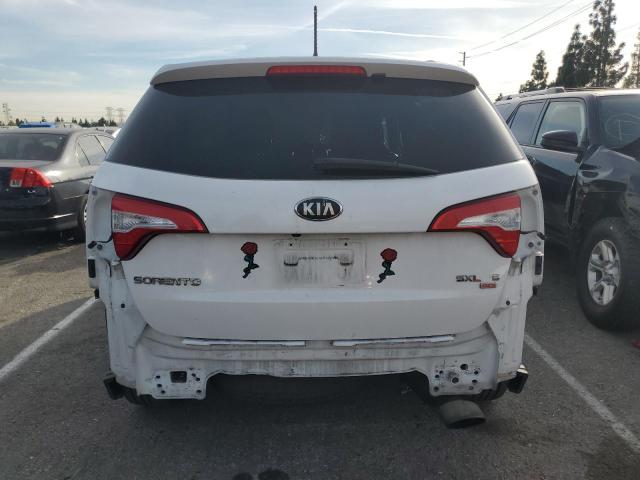 5XYKWDA71EG504231 - 2014 KIA SORENTO SX WHITE photo 6