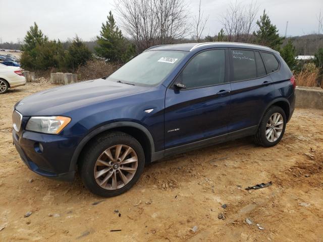 5UXWX9C58D0A24152 - 2013 BMW X3 XDRIVE2 BLUE photo 1