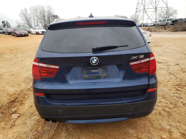 5UXWX9C58D0A24152 - 2013 BMW X3 XDRIVE2 BLUE photo 6