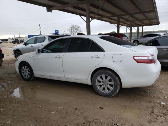 4T1BB46K28U036341 - 2008 TOYOTA CAMRY HYBR WHITE photo 2