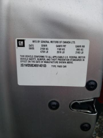 2G1WD58C469140103 - 2006 CHEVROLET IMPALA SUP 银色 照片 12