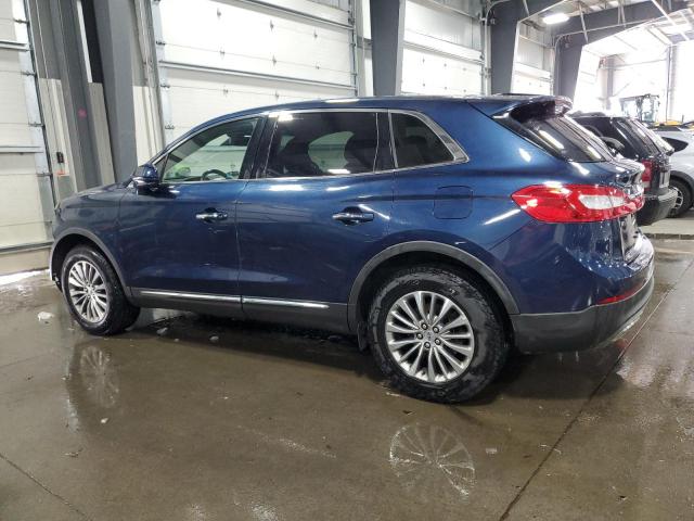 2LMPJ8KR2HBL37074 - 2017 LINCOLN MKX SELECT BLUE photo 2