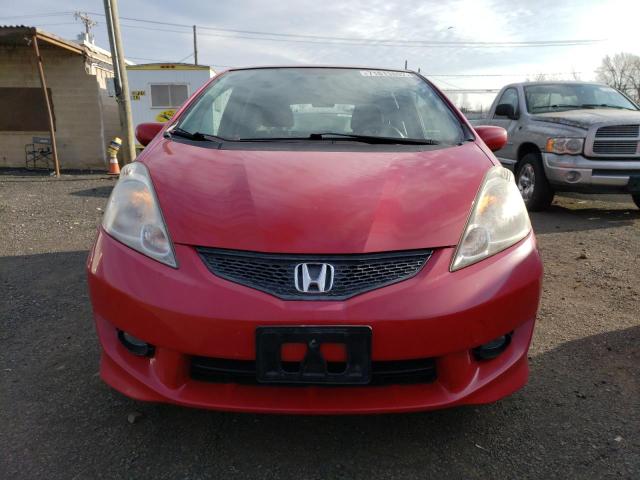 JHMGE87409C****** - 2009 HONDA FIT SPORT RED photo 5