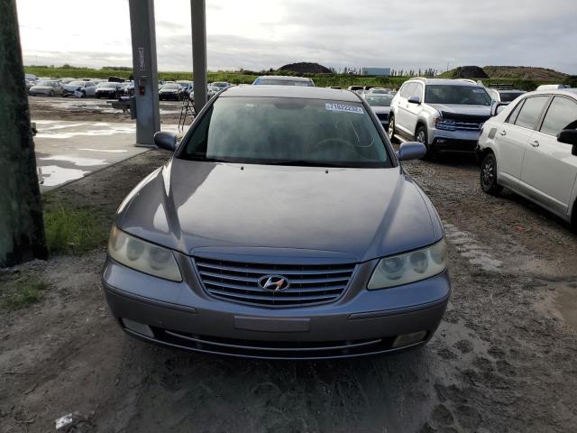 KMHFC46F57A174943 - 2007 HYUNDAI AZERA SE GRAY photo 5