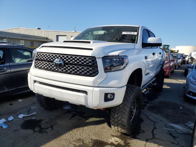 5TFDY5F15LX939180 - 2020 TOYOTA TUNDRA CRE WHITE photo 1