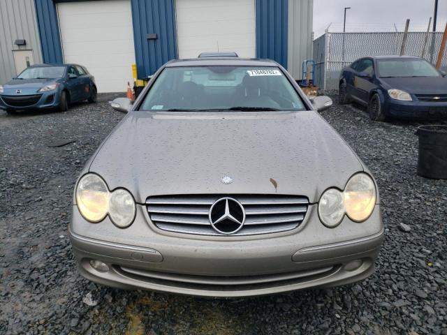 WDBTJ65J85F143263 - 2005 MERCEDES-BENZ CLK 320C BEIGE photo 5