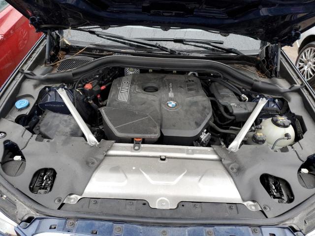 5UXTR9C55KL****** - 2019 BMW X3 XDRIVE3 BLUE photo 11