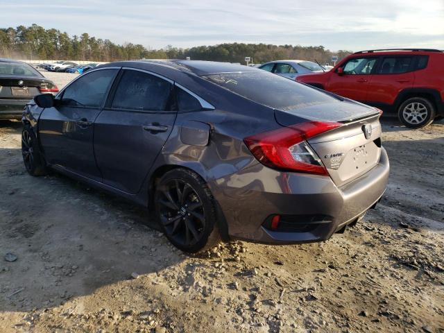 19XFC2F8XLE026448 - 2020 HONDA CIVIC SPOR GRAY photo 2