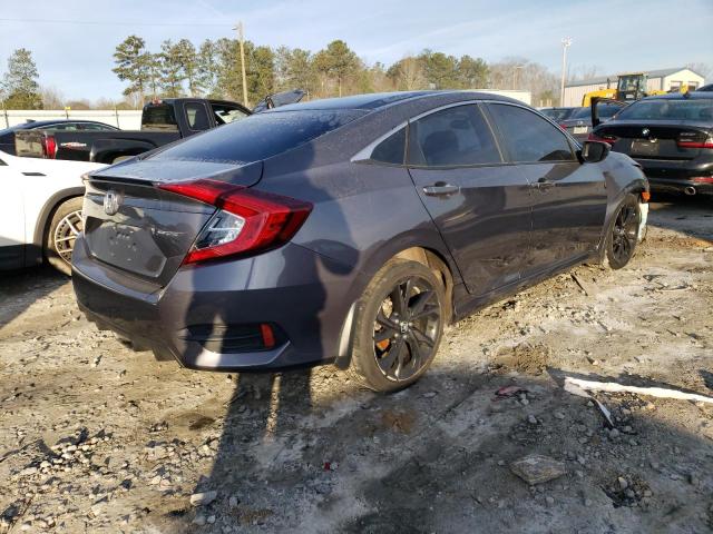 19XFC2F8XLE026448 - 2020 HONDA CIVIC SPOR GRAY photo 3