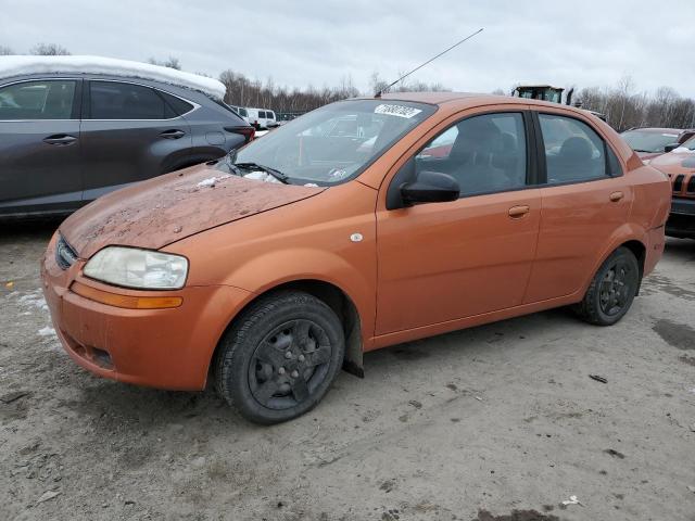 KL1TD52695B491879 - 2005 CHEVROLET AVEO BASE ORANGE photo 1