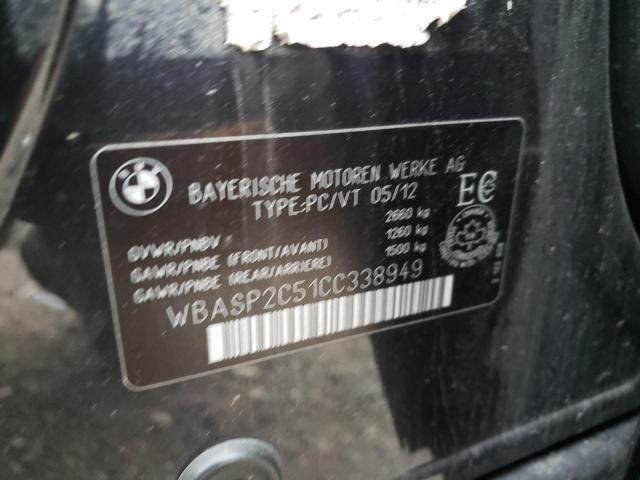 WBASP2C51CC338949 - 2012 BMW 535 XIGT GRAY photo 12