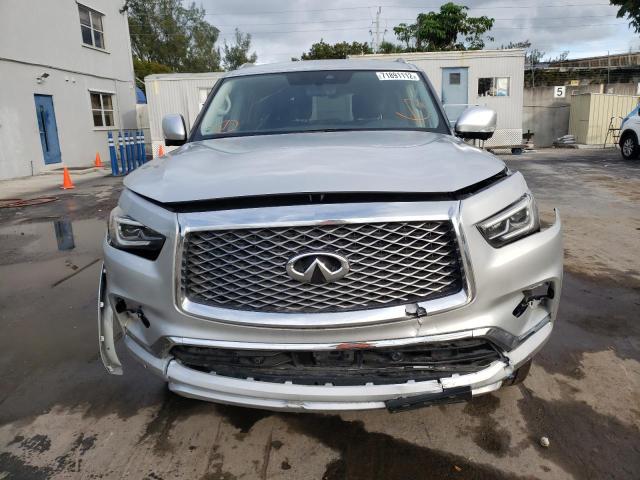 JN8AZ2NF1L9703081 - 2020 INFINITI QX80 LUXE SILVER photo 5