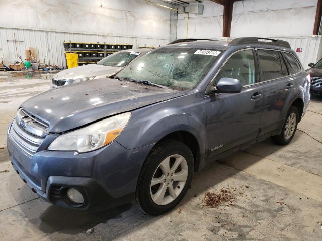 4S4BRBCC5E3325387 - 2014 SUBARU OUTBACK 2. BLUE photo 1