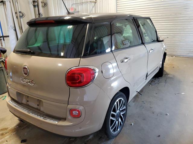 ZFBCFACH1FZ031249 - 2015 FIAT 500L LOUNG TAN photo 4