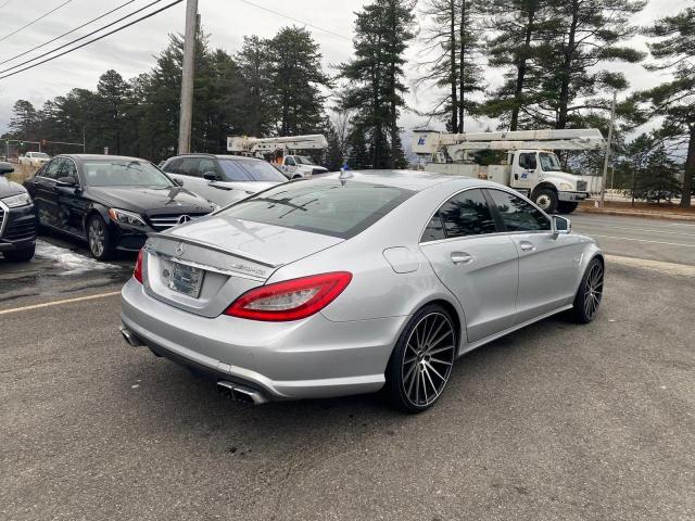 WDDLJ7EB7CA030520 - 2012 MERCEDES-BENZ CLS 63 AMG SILVER photo 3