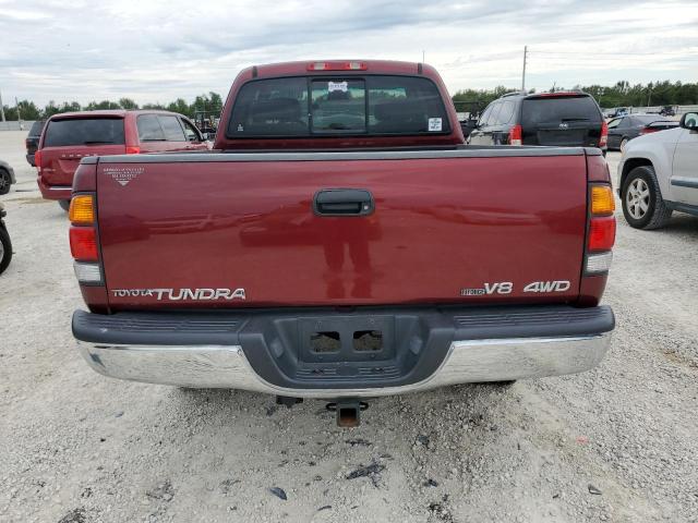 5TBBT441X3S333004 - 2003 TOYOTA TUNDRA ACC RED photo 6