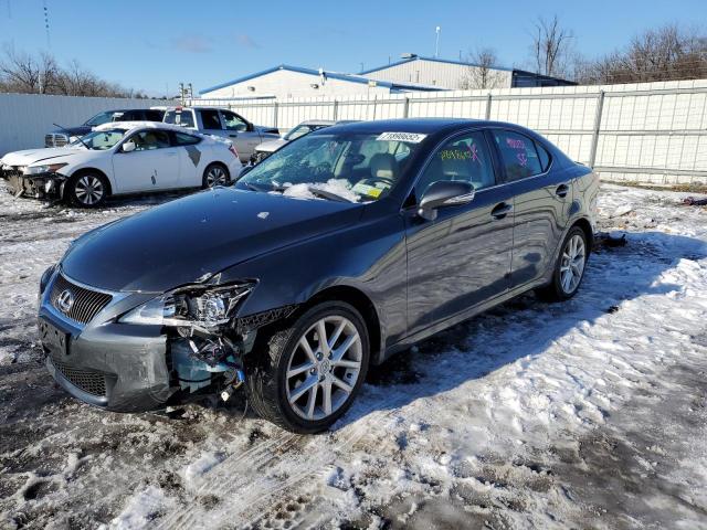 JTHCF5C23B5047873 - 2011 LEXUS IS 250 GRAY photo 1