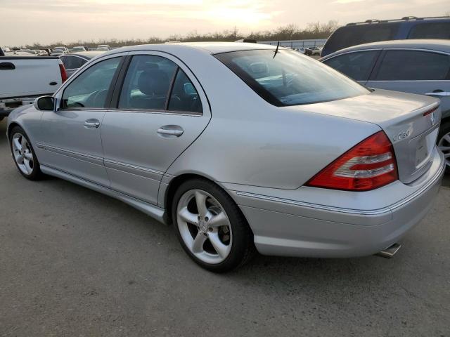 WDBRF52H86A903780 - 2006 MERCEDES-BENZ C CLASS SP SILVER photo 2