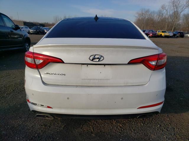 5NPE34AF2FH114391 - 2015 HYUNDAI SONATA SPO WHITE photo 6