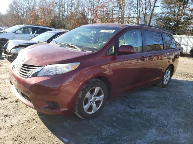 5TDKK3DC3BS068768 - 2011 TOYOTA SIENNA LE RED photo 1