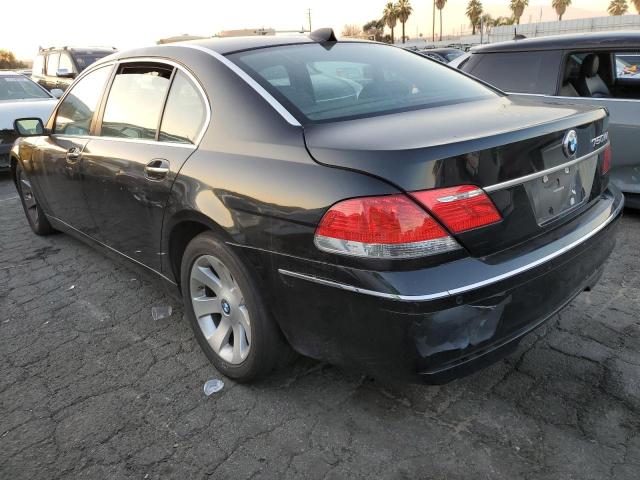 WBAHN83557DT72945 - 2007 BMW 750 BLACK photo 2