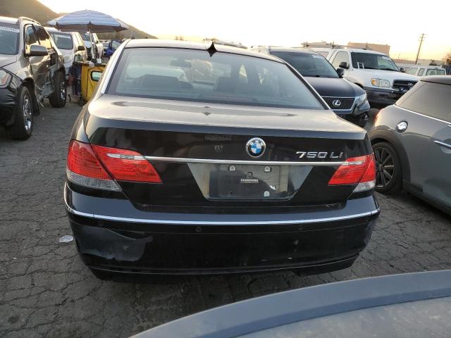 WBAHN83557DT72945 - 2007 BMW 750 BLACK photo 6