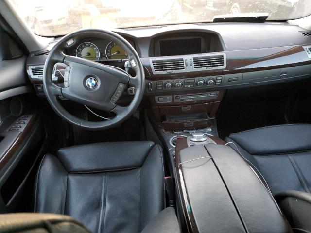 WBAHN83557DT72945 - 2007 BMW 750 BLACK photo 8