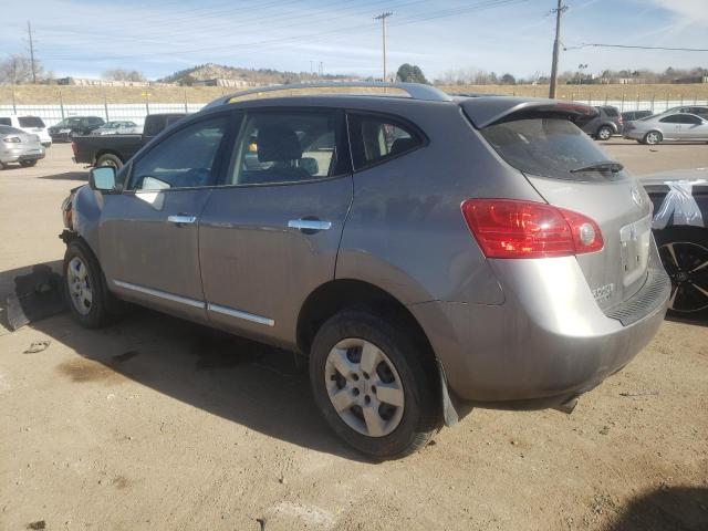 JN8AS5MV8EW717398 - 2014 NISSAN ROGUE SELE GRAY photo 2